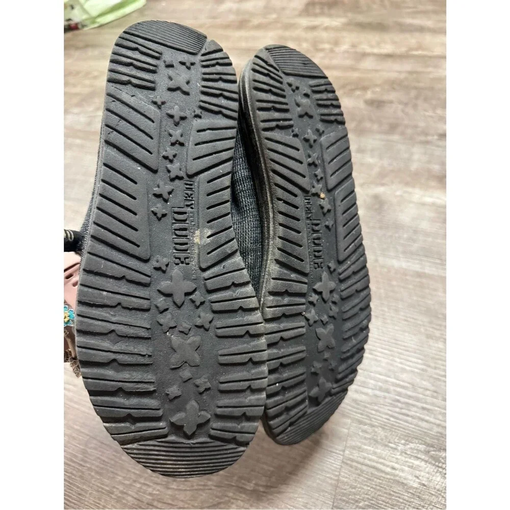 Hey Dude Wally Stretch Midnight Bunker Shoes Size 9